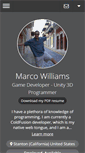 Mobile Screenshot of marco-williams.com